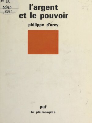 cover image of L'argent et le pouvoir